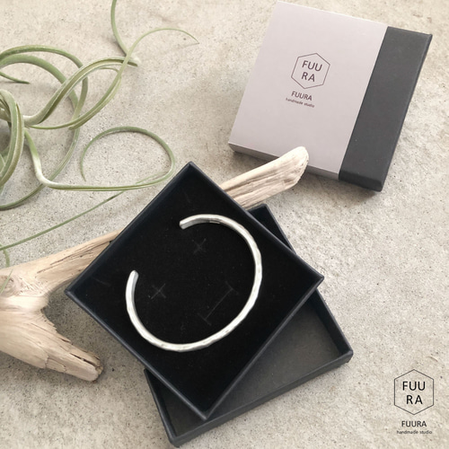 美品４℃ Silver シルバー バングル ワンフォークロージング 1111clothing シルバー 925 バングル