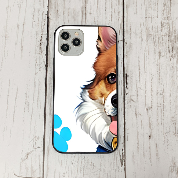 iphoneケース1-3-42 iphone 強化ガラス 犬・いぬ・ワンちゃん 箱11 かわいい アイフォン iface 1枚目の画像