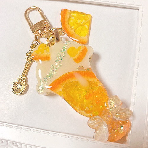 new!プリンパフェ◇ハートシェイカー シャカシャカキーホルダー