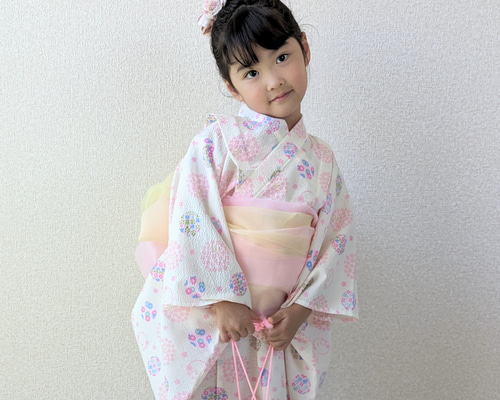 新作] 2way浴衣3点セット 白うさぎ 子供服 B-boutique by ankosi 通販