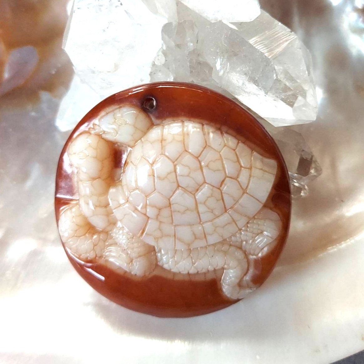 西蔵老礦天珠ネックレス