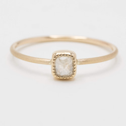 L'EAU rectangle diamond ring 1枚目の画像