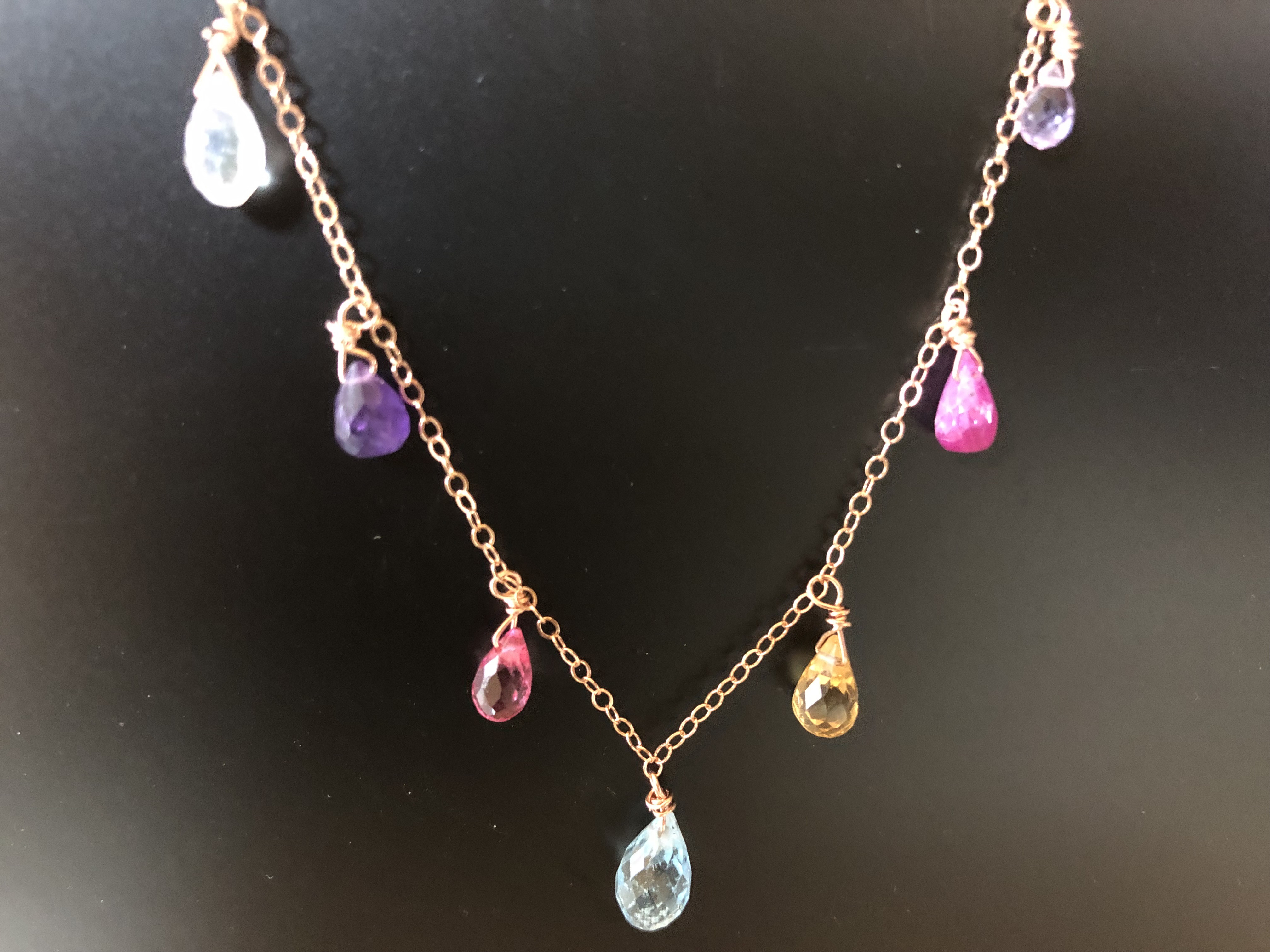 《天然石》AAA&AAaの高品質の天然石ネックレス 4,756円