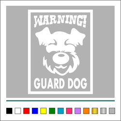 番犬【 WARNINGA GUARD DOG 】008 ステッカー 【カラー選択可】 送料無料♪ 2枚目の画像