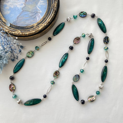 14kgf＊フロストクォーツとブルー系天然石のピアス ピアス（フック