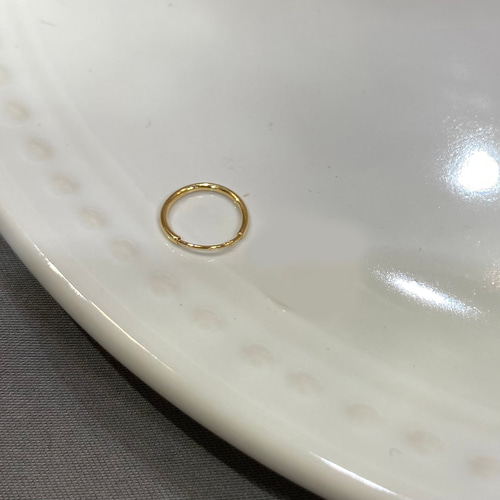 K18 18金　フープピアス　10mm ピアス レディース k18 18金 18k フープ フープピアス 10mm