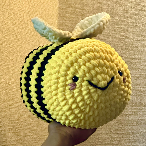 XL あみぐるみ 分厚い蜂 編み図・パターン Mochi Studio 通販 16206133