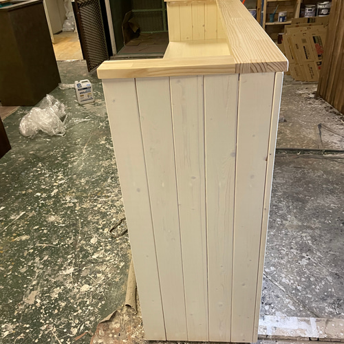 カウンター レジカウンター キッチンカウンター 机・デスク エバー