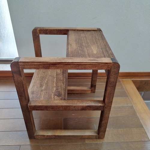 木製踏み台　　ステップチェア　　　　椅子兼用　あずま工芸株式会社 木製踏み台 ステップチェア 椅子兼用 あずま工芸株式会社