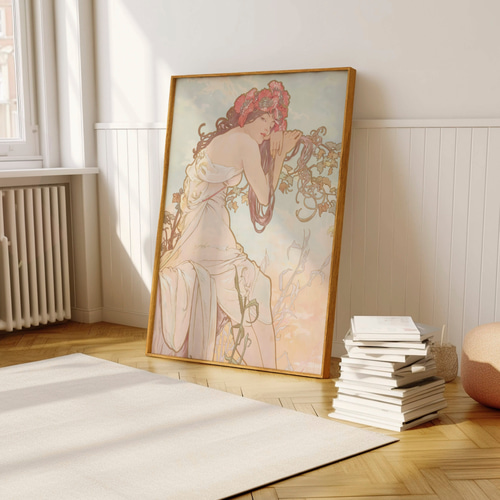 ミュシャ 四季 夏 Circle Fine Art Corporation ミュシャ「四季（夏）」アートポスター インテリアアート