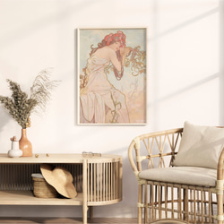 ミュシャ「四季（夏）」アートポスター インテリアアート