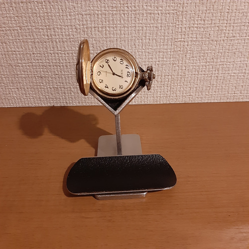 懐中時計スタンド 蓋付き懐中時計ディスプレイスタンドトレイ