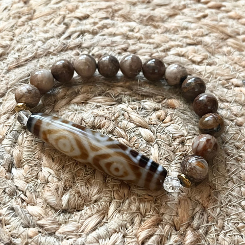 開光 龍眼天珠 水晶化 ブレスレット dzi * ΚΑйON * 通販 開光 龍眼天珠 水晶化 ブレスレット dzi * ΚΑйON * 通販
