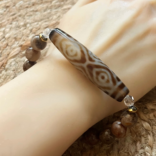 開光 龍眼天珠 水晶化 ブレスレット dzi * ΚΑйON * 通販 開光 龍眼天珠 水晶化 ブレスレット dzi * ΚΑйON * 通販