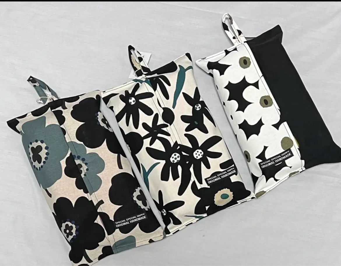 ハンドメイド☆ファッション小物♡ティッシュペーパーカバー♡ boxティッシュカバー 単品700円 その他キッチン小物 fabric