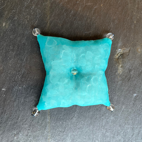 thank youクーポン付☆水晶座布団「水晶おざぶmini」水晶さざれ