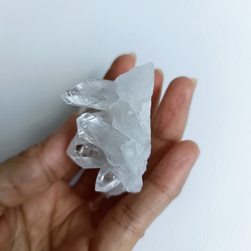 クリアー水晶（ブラジル産） 巴西白水晶簇 ブラジル産クリアクォーツクラスター