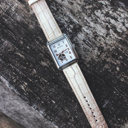 オーダー作製ブローバ(bulova) 時計ベルト、ヒマラヤタロコダイル時計ベルト 5枚目の画像