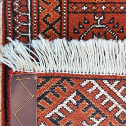 部落地毯博覽會 50% 折扣] 土庫曼地毯博哈拉設計磚色沙發正面 188x130 公分 PS602 第10張的照片