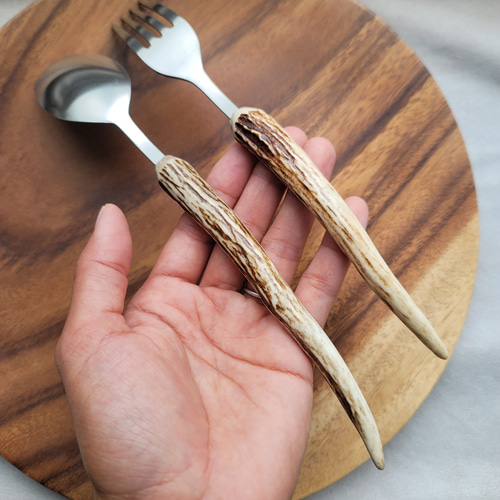 オーダー専用 鹿の角カトラリーとかんざし カトラリー 鹿角工房