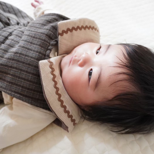 名入れ刺繍 セーラースタイ｜2wayで楽しめるおめかしスタイ｜出産祝い