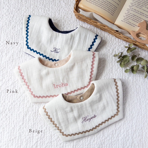 名入れ刺繍 セーラースタイ｜2wayおめかし｜出産祝い｜夏のおでかけに