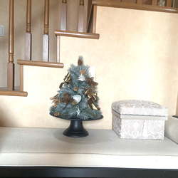 【大きなsizeのクリスマスツリー】たくさんのリボンで…  アーティフィシャルフラワー 6枚目の画像