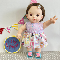 ラボ服⭐︎らぼ服 おもちゃのブロック柄ワンピ＆楽ちんゆったりワンピ4着 ラボ服⭐︎らぼ服 おもちゃのブロック柄ワンピ＆楽ちんゆったり