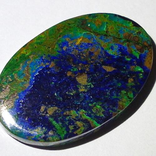 ☆雄大な自然☆天然石アズロマラカイト☆24.2mm/15.3ct☆アズライト