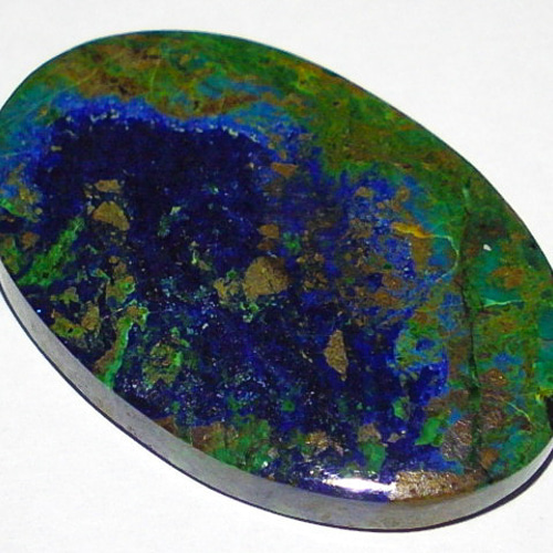 ☆雄大な自然☆天然石アズロマラカイト☆24.2mm/15.3ct☆アズライト