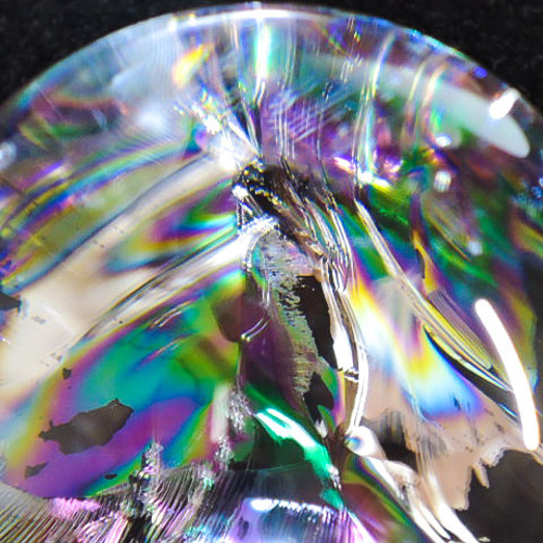 ☆ヒマラヤ産 極上!☆虹の水晶玉46mm/140g+台座付☆レインボー ☆ヒマラヤ産 極上!☆虹の水晶玉46mm/140g+台座付☆レインボー