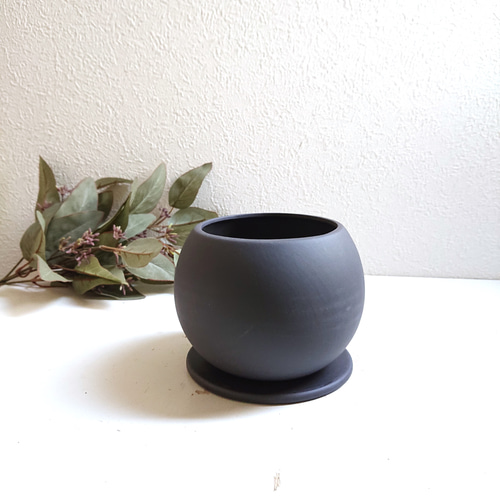 【ゆんな】鉢2個セット 受け皿付き Amazon.co.jp: T4U 8CM 六角形 丸鉢 陶器鉢 多肉植物 サボテン鉢