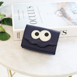 ブラック/キョロメミニウォレット】思わず誰かに見せたくなる/ミニマム