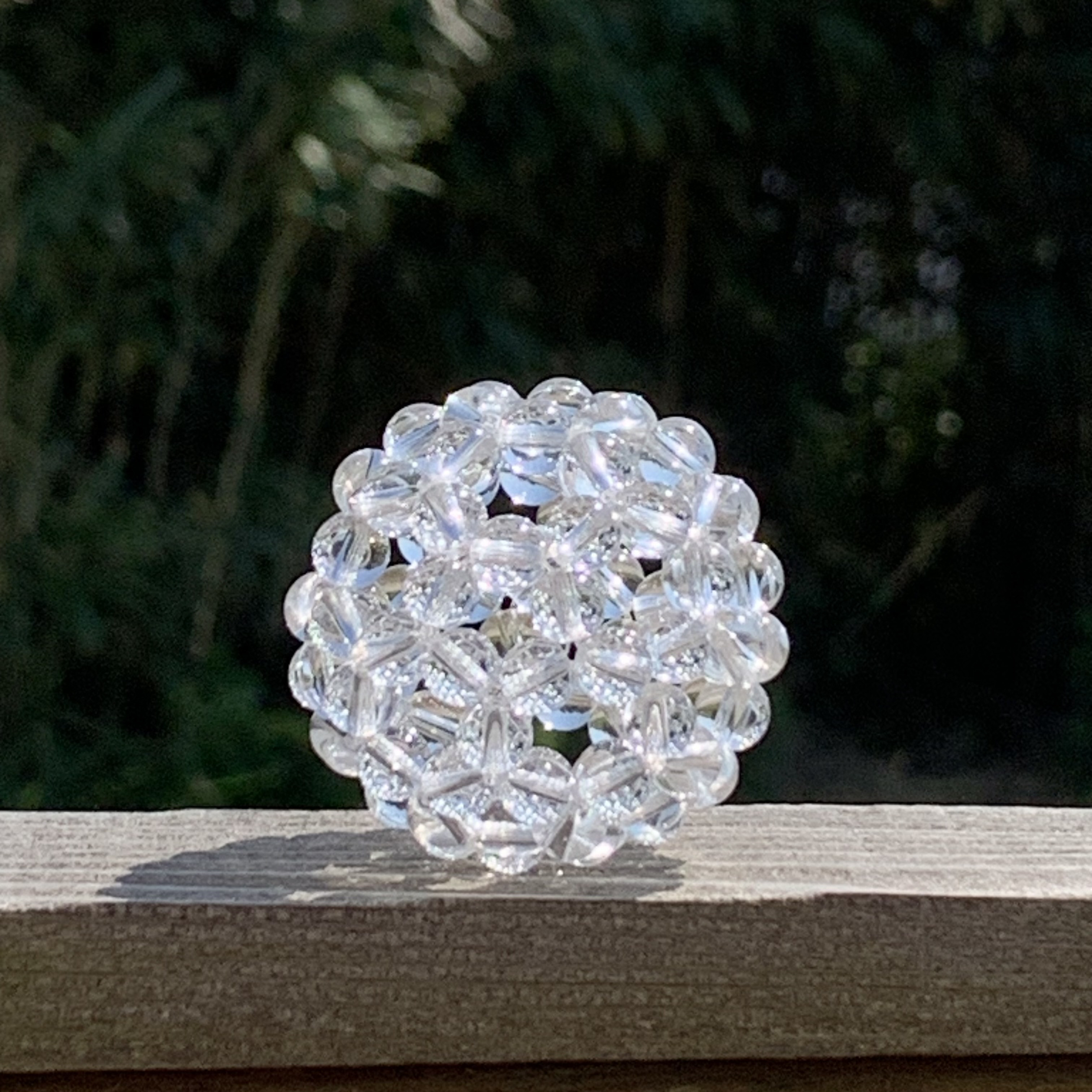 【受注生産】天然水晶　AAA　Lサイズ　6mm　神聖幾何学フラーレン