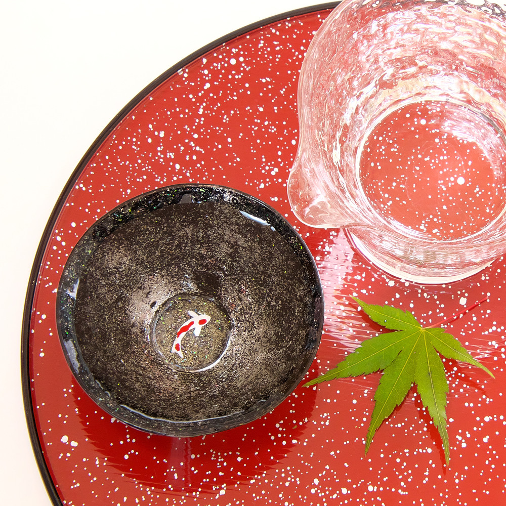 鯉の酒盃・螺鈿仕上げ