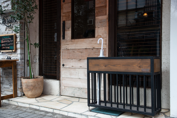 アイアン傘立て 2枚目の画像