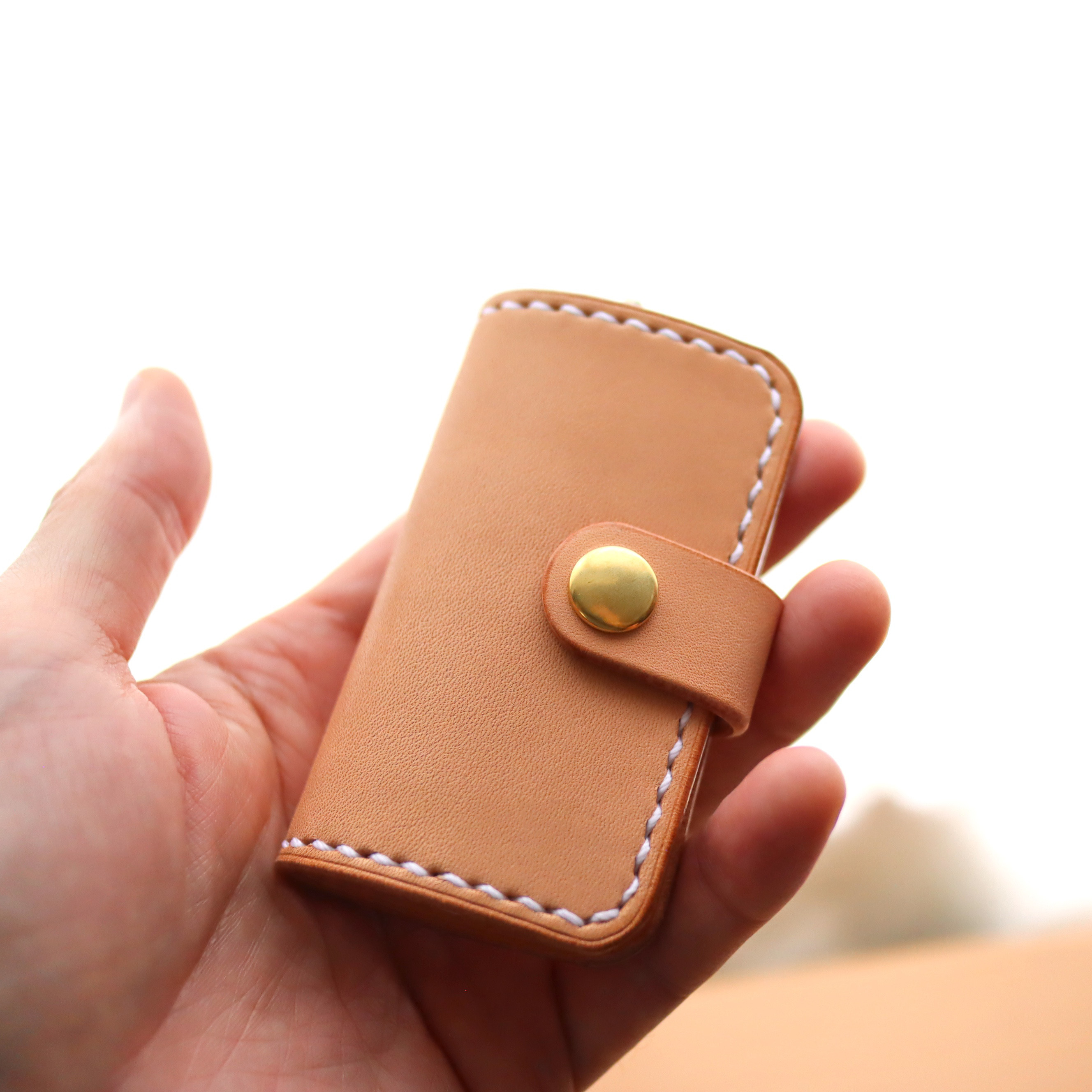 スマートキーケース 両面カラー変更可❗️栃木レザー 本革　スマートキー対応 キーケース ヌメ革