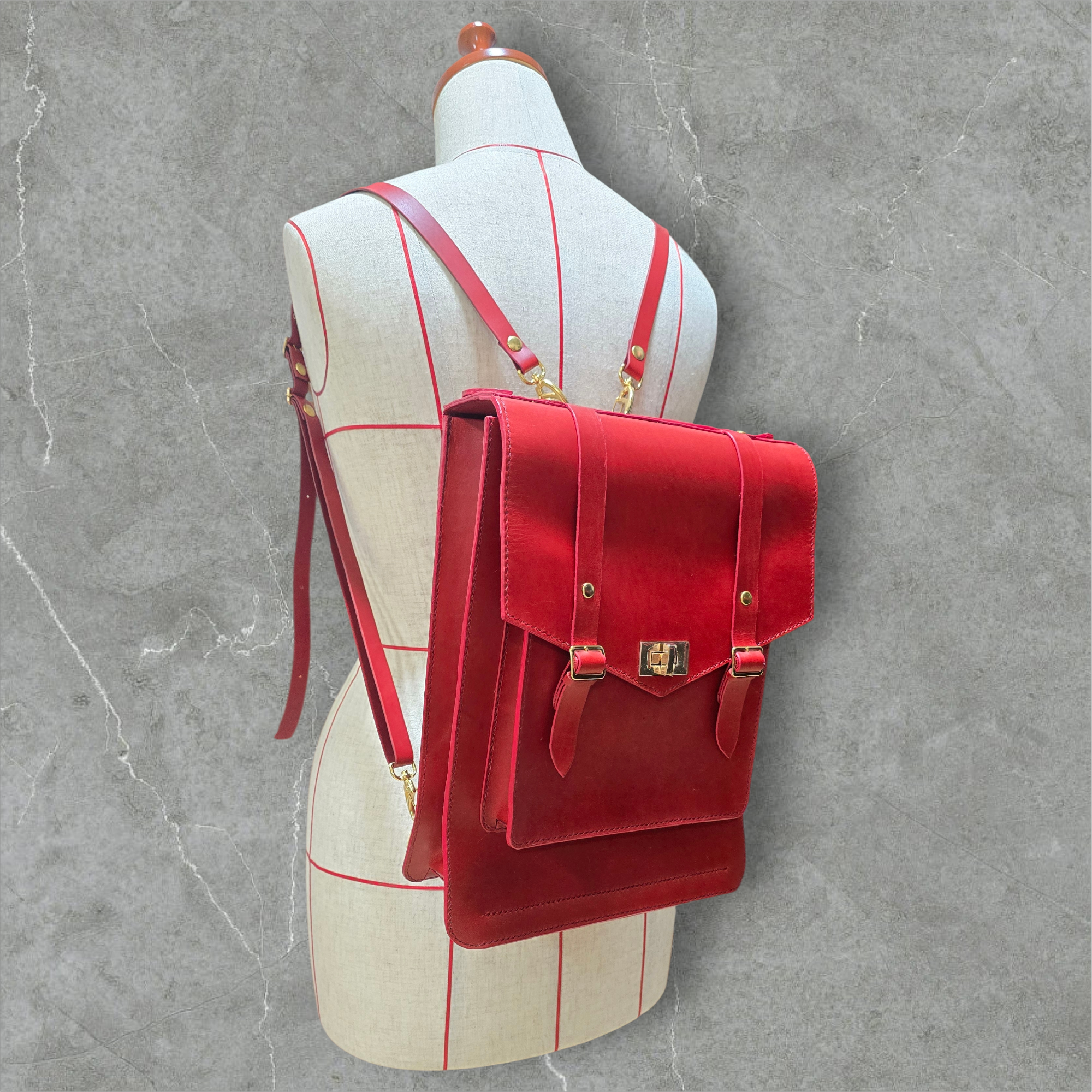 【受注製作（製作期間約2ヶ月）】姫路レザー 3way サッチェルバッグ