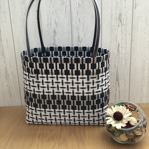 ✩.*˚みぽりん.:*♡です　プラかごバッグ　ハンドメイド　プラカゴ 楽天市場】【最大50％オフクーポン配布中】かごバッグ Handed By