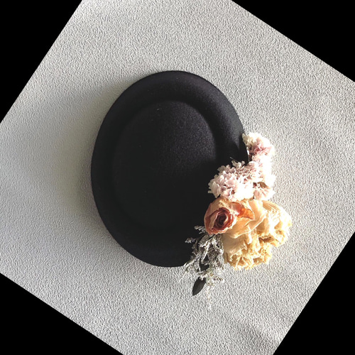 【1点物】アトリエ原始人/ヘッドドレス/トークハット 1点物】アトリエ原始人/ヘッドドレス/トークハット - メルカリ