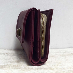 ２つ折り財布　KUNCI（レッド） 3枚目の画像