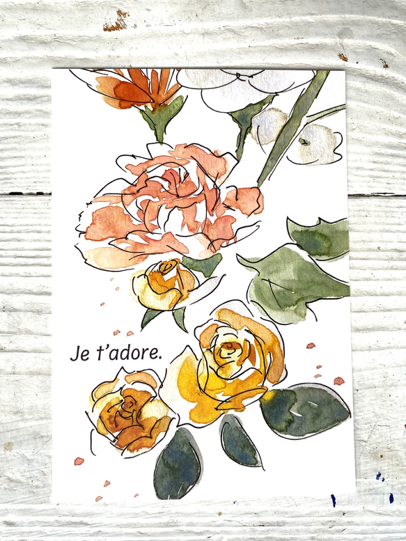 花のポストカード 3枚目の画像