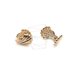 ERG-2454-G【2個入り】シェルフィッシュ ピアス,Shellfis One touch Post Earring 3枚目の画像