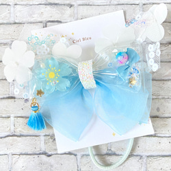 rui様♡ビニールフリフリリボン キャンディハーツ Fancyヘアゴム ゆめかわキャンディのビニールおりぼん ヘアゴム - MITTA39'S GALLERY