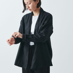 [補貨] Kirimono | Ichi JKT | 亞麻黑 [男女通用均碼] 第1張的照片