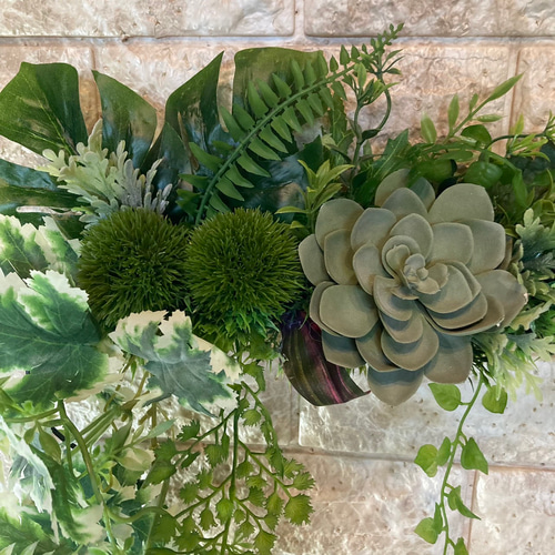 光触媒人工観葉植物ウォールグリーンフェイクフラワーオリーブ52