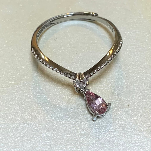 ✧₊天然レア レッドアパタイト フリーリング⁎⁺˳✧༚ 指輪・リング