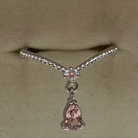 レア天然レッドアパタイト　フリーリング ✧₊天然レア レッドアパタイト フリーリング⁎⁺˳✧༚ 指輪・リング