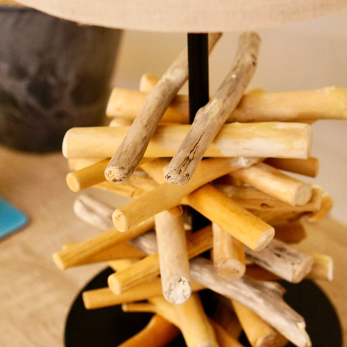 DRIFT WOOD TABLE LAMP 流木テーブルランプ LED電球付 ビーチカフェ