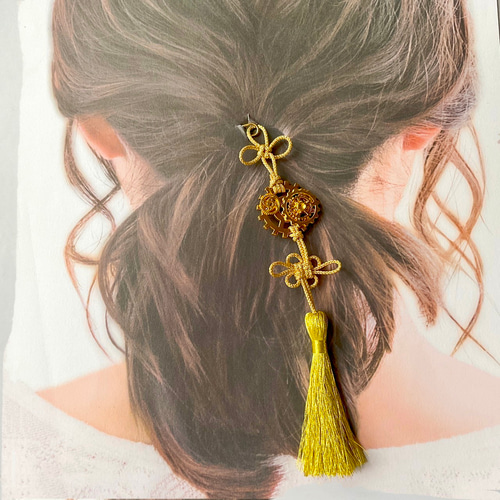 スチームパンク×シノワズリ バッグチャーム・キーホルダー・ポニー